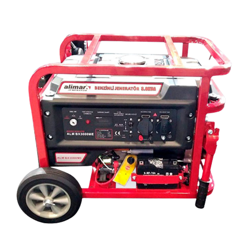 Генератор бензиновий ALIMAR 1 фаза (220В), 2,24кВт, (ALM-BX-3000ME)